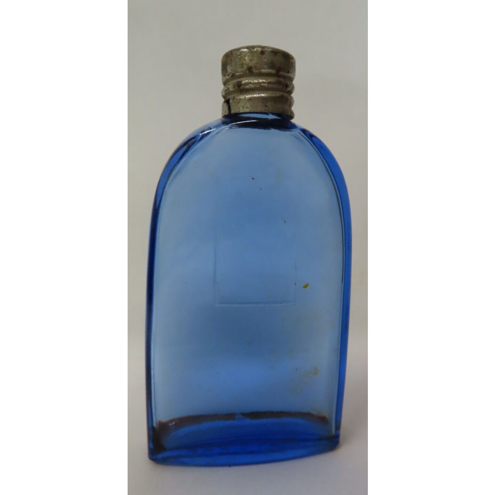 Vintage Bourjois Evening In Paris Perfume Cologne Cobalt Blue Bottle